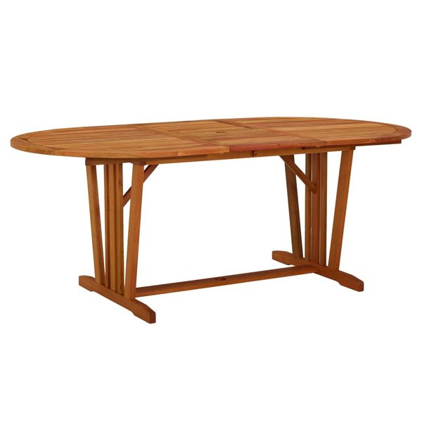 vidaXL Záhradný stôl 200x100x75 cm masívne eukalyptové drevo