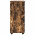 vidaXL Kúpeľňová skriňa Dymová dub 60 x 35 x 80 cm