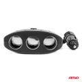 Predlžovacia zásuvka 2x USB-A ON/OFF 12V 24V 100W 70cm AMIO-04362