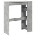 vidaXL Barový stôl s policami betónový 90x40x103,5 cm kompozitné drevo