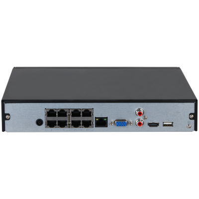 Dahua NVR2108HS-8P-4KS3 NVR, 8xIP, 8Mpix, 80Mbps, H.265+, 1x HDD, 4K-HDMI, 1x LAN + 8x PoE