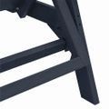 vidaXL Lehátko 2 ks Polyetylén Námornícka modrá