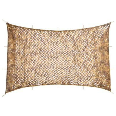 vidaXL Maskovacia sieť s úložným vreckom 833x609 cm piesková