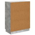 vidaXL Servírovacia skriňa so zásuvkou Betónovo sivá 66 x 34,5 x 87 cm