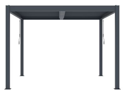 Bioklimatická pergola G21 Austin Premium 3x3 m, antracitová hliníková