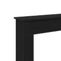 vidaXL Obloženie krbu čierne dub 75x20x87,5 cm kompozitné drevo