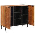 vidaXL Servírovacia skriňa Drevité hnedé dokončenie 90 x 33 x 75 cm