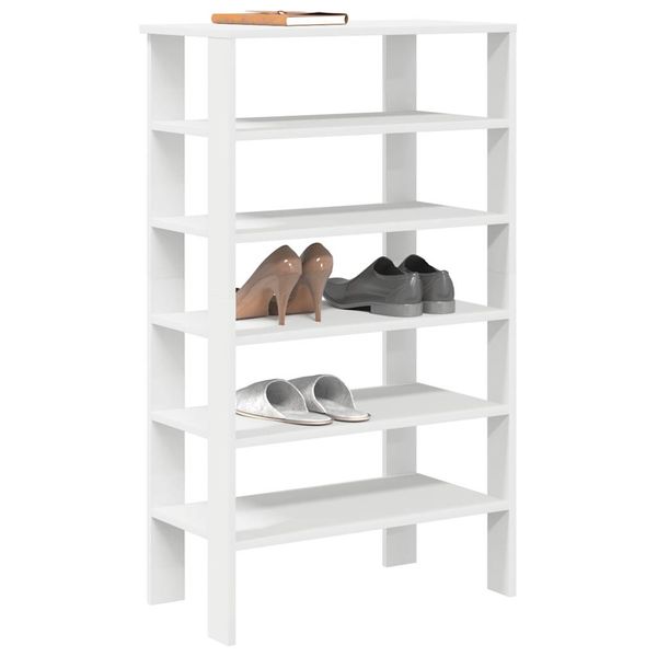 vidaXL Regál na topánky čierny 61x32x105 cm spracované drevo