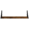 vidaXL Nástenné police 2 ks dymový dub 60x15x15,5 cm