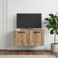 vidaXL Nástenná TV skrinka 59,5 x 31 x 30 cm Dub artisan