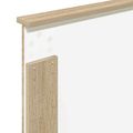 vidaXL Rám postele so zásuvkou Sonoma dub 90 x 200 cm Kompozitné drevo