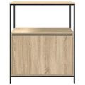vidaXL Kúpeľňová skrinka s policami dub sonoma 76,5x35x95 cm