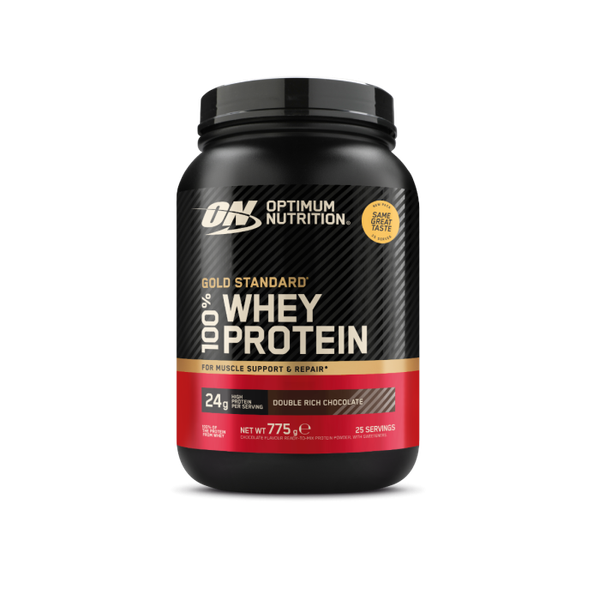 100% Whey Gold Standard - Optimum Nutrition, dvojitá bohatá čokoláda, 768 g