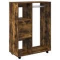 vidaXL Šatník dymový dub 80x40x110 cm spracované drevo
