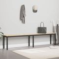 vidaXL lavička Prírodná 200 x 35 x 45 cm Masívne borovicové drevo