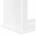 vidaXL Koncový stôl Biela 35 x 25 x 50 cm Kompozitné drevo