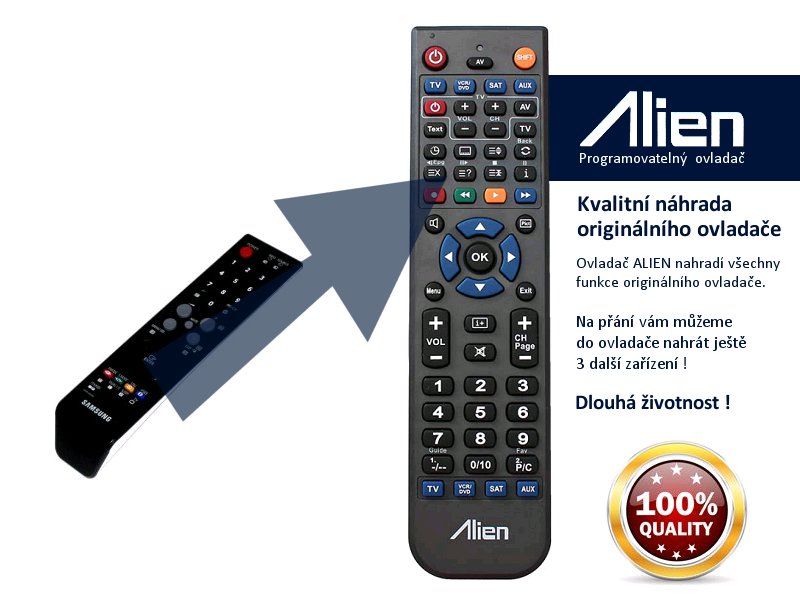 Dálkový ovládač ALIEN Samsung BN5900559A