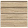 VidaXL Príborník Dub Sonoma 100x35x99 cm Engineered Wood