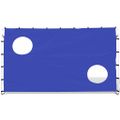 vidaXL Futbalová bránka s plachtou, oceľ 240x92x150 cm, vysokokvalitná
