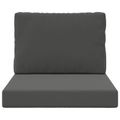 vidaXL Vankúš na vonkajšiu pohovku Polyester Antracitová 60 x 60 cm