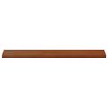 vidaXL Parapetné dosky Hnedé drevo 140 x 20 x 4,5 cm PVC