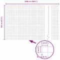 vidaXL Euro plot 1,2 x 25 m Železo potiahnuté PVC Zelená