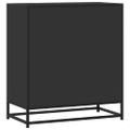 vidaXL Komoda čierna 68x35x76 cm kompozitné drevo