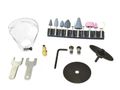 Pneumatická priama brúska s príslušenstvom, 3 alebo 6mm, 1/4", 18000/min GEKO