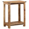 vidaXL Konzolový stolík 60x35x75 cm masívne mangovníkové drevo
