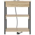 vidaXL Nočný stolík 2 ks Sonoma dub 41 x 31 x 51 cm Kompozitné drevo