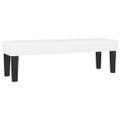 vidaXL Boxspring posteľ s matracom biely 140x190 cm umelá koža