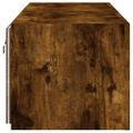 vidaXL TV nástenné skrinky s LED svetlami 2 ks dymový dub 60x35x31 cm