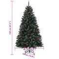 vidaXL Umelý vianočný stromček 150 LED 120 cm