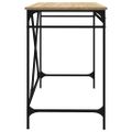 vidaXL Stôl dub sonoma 100x50x75 cm spracované drevo a železo