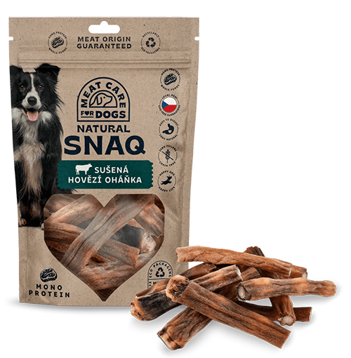 DOG SNAQ 99178 doplnkové krmivo pre psy - sušený hovädzí chvost 200G