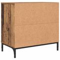 vidaXL Nočný stolík Staré drevo 63.5 x 36 x 61 cm Kompozitné drevo