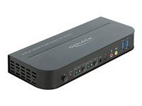 Prepínač KVM / audio / USB - 2 x KVM / zvuk / USB - 1 miestny používateľ - desktop