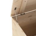 vidaXL Úložný box s vekom RANA 80x49x54 cm borovicový masív