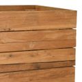 vidaXL Vyvýšený záhon 150x40x72 cm, recyklované tíkové drevo a oceľ