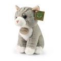 Plyšová mačka šedá 23 cm ECO-FRIENDLY SOFT
