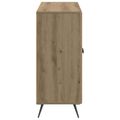 vidaXL Servírovacia skriňa Dub artisan 89 x 34,5 x 80 cm