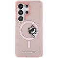 Karl Lagerfeld puzdro IML Peekaboo Choupette MagSafe pre Samsung Galaxy S26 Ultra ružová