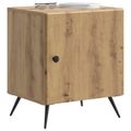 vidaXL Nočný stolík Dub artisan 43 x 34,5 x 50 cm Kompozitné drevo