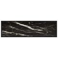 vidaXL Konzolový stolík čierny 120x35x75 cm tvrdené sklo