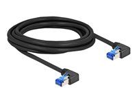 RJ45 sieťový kábel Cat.6A S/FTP pravouhl