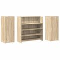 vidaXL Recepčný stôl dub sonoma 180x50x103,5 cm kompozitné drevo