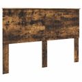vidaXL Rám postele Dymová dub 150 x 200 cm Inžinierske drevo