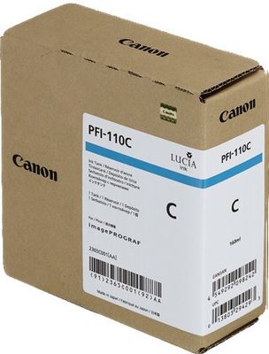 kazeta CANON PFI-110C cyan iPF TX-2000/2100/3000/3100/3200/4000/4100/4200 (160 ml)