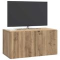 vidaXL Nástenná TV skrinka 59,5 x 31 x 30 cm Dub artisan