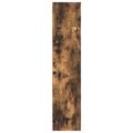 vidaXL Knižnica dymový dub 80x24x109 cm kompozitné drevo